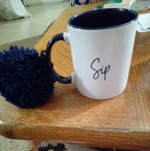 Coffee cup new said sip